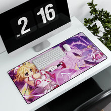 Load image into Gallery viewer, Magical Girl Lyrical Nanoha Mouse Pad (Desk Mat) With Laptop