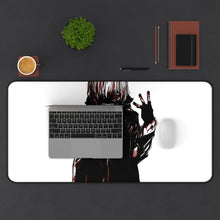 Load image into Gallery viewer, Tokyo Ghoul Ken Kaneki Mouse Pad (Desk Mat) With Laptop