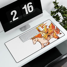 Load image into Gallery viewer, Rapidash Moemon Mouse Pad (Desk Mat) With Laptop