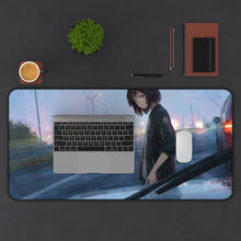 Load image into Gallery viewer, Rainfall Anime Mouse Pad (Desk Mat) With Laptop