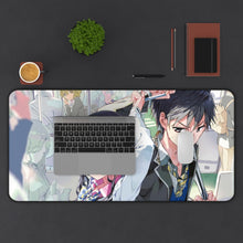 Load image into Gallery viewer, Masamune-kun's Revenge Aki Adagaki, Masamune Makabe, Yoshino Koiwai, Tae Futaba Mouse Pad (Desk Mat) With Laptop
