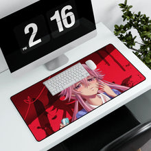 Load image into Gallery viewer, Yuno Gasai Mouse Pad (Desk Mat) With Laptop