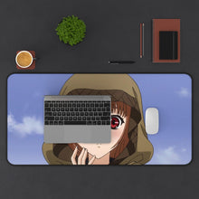 Load image into Gallery viewer, Spice And Wolf Mouse Pad (Desk Mat) With Laptop