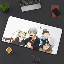 Load image into Gallery viewer, Yuri!!! On Ice Mouse Pad (Desk Mat) On Desk