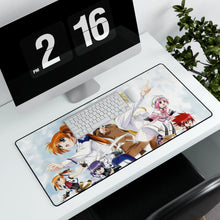Load image into Gallery viewer, Magical Girl Lyrical Nanoha Mouse Pad (Desk Mat) With Laptop