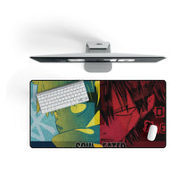 Load image into Gallery viewer, Black and Death Mouse Pad (Desk Mat) On Desk