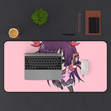 Load image into Gallery viewer, Monogatari (Series) Mouse Pad (Desk Mat) With Laptop