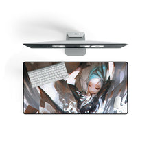 Load image into Gallery viewer, Mermaid Lady Mouse Pad (Desk Mat) On Desk