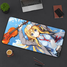 Load image into Gallery viewer, Kaori Miyazono Mouse Pad (Desk Mat) On Desk