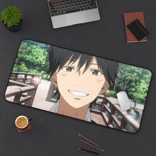 Load image into Gallery viewer, Anime Orange Mouse Pad (Desk Mat) On Desk