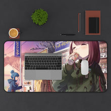 Load image into Gallery viewer, Laid-Back Camp Mouse Pad (Desk Mat) With Laptop