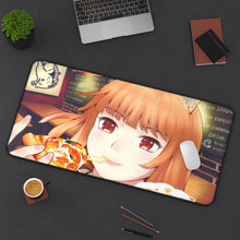 Load image into Gallery viewer, Spice And Wolf Mouse Pad (Desk Mat) On Desk
