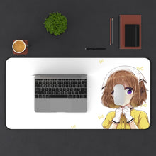 Load image into Gallery viewer, Mafuyu Hoshikawa Mouse Pad (Desk Mat) With Laptop