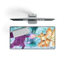 Load image into Gallery viewer, Naruto Vs Sasuke Mouse Pad (Desk Mat) On Desk