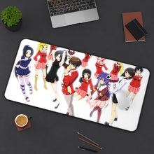 Load image into Gallery viewer, The World God Only Knows Keima Katsuragi, Elucia De Lute Ima, Chihiro Kosaka, Shiori Shiomiya, Kanon Nakagawa Mouse Pad (Desk Mat) On Desk