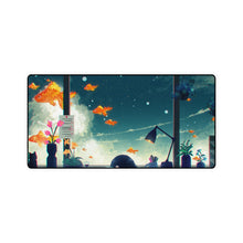 Load image into Gallery viewer, View of Goldfish in the Sky from Desktop Mouse Pad (Desk Mat)