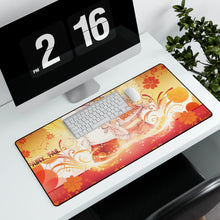 Load image into Gallery viewer, Fairy Tail Natsu Dragneel, Lucy Heartfilia Mouse Pad (Desk Mat) With Laptop