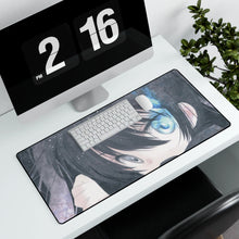 Load image into Gallery viewer, Black Rock Shooter Mouse Pad (Desk Mat)