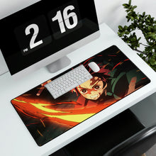 Load image into Gallery viewer, Tanjiro, Flame, Kimetsu no Yaiba, Mouse Pad (Desk Mat)