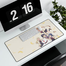 Load image into Gallery viewer, Aho Girl Yoshiko Hanabatake, Akuru Akutsu, Sayaka Sumino, Fuuki Iinchou Mouse Pad (Desk Mat) With Laptop