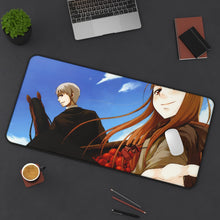 Load image into Gallery viewer, Spice And Wolf Mouse Pad (Desk Mat) On Desk