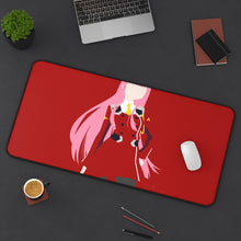 Load image into Gallery viewer, Zero Two from Darling in the FranXX Mouse Pad (Desk Mat) On Desk