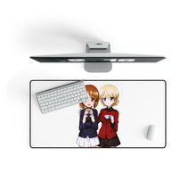 Load image into Gallery viewer, Girls und Panzer Mouse Pad (Desk Mat) On Desk