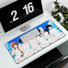 Load image into Gallery viewer, Nisekoi Chitoge Kirisaki, Kosaki Onodera, Seishirou Tsugumi, Marika Tachibana, Ruri Miyamoto Mouse Pad (Desk Mat) With Laptop