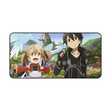 Load image into Gallery viewer, Silica and Kirito Mouse Pad (Desk Mat)