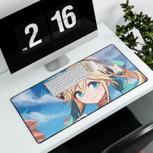 Load image into Gallery viewer, Anime Girl Mouse Pad (Desk Mat) With Laptop