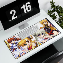 Load image into Gallery viewer, Magical Girl Lyrical Nanoha Mouse Pad (Desk Mat) With Laptop