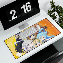Load image into Gallery viewer, Isekai Quartet Mouse Pad (Desk Mat) With Laptop