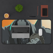 Load image into Gallery viewer, FullMetal Alchemist Mouse Pad (Desk Mat) With Laptop