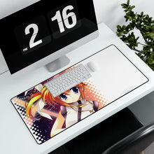 Load image into Gallery viewer, Magical Girl Lyrical Nanoha Mouse Pad (Desk Mat) With Laptop