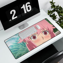 Load image into Gallery viewer, Mirai Nikki Yuno Gasai Mouse Pad (Desk Mat) With Laptop