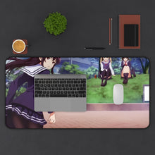 Load image into Gallery viewer, Saekano: How To Raise A Boring Girlfriend Mouse Pad (Desk Mat) With Laptop