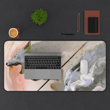 Load image into Gallery viewer, Princess Mononoke Mouse Pad (Desk Mat) With Laptop