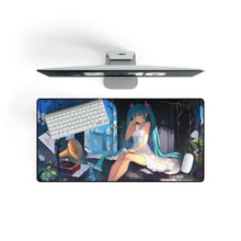 Load image into Gallery viewer, Hatsune Miku Mouse Pad (Desk Mat) On Desk