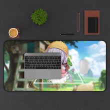 Load image into Gallery viewer, Miss Kobayashi's Dragon Maid Kanna Kamui, Kobayashi San Chi No Maid Dragon Mouse Pad (Desk Mat) With Laptop