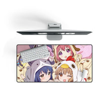 Load image into Gallery viewer, Yuru Yuri Mouse Pad (Desk Mat) On Desk