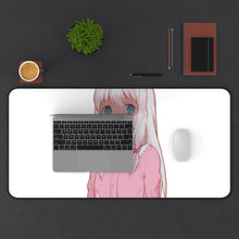 Load image into Gallery viewer, EroManga-Sensei Mouse Pad (Desk Mat) With Laptop