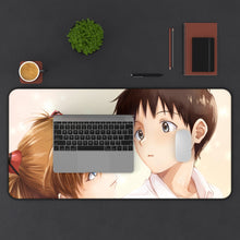 Load image into Gallery viewer, Neon Genesis Evangelion Shinji Ikari Mouse Pad (Desk Mat) With Laptop
