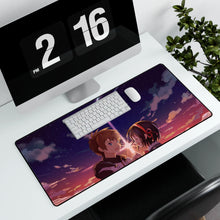 Load image into Gallery viewer, Your Name. Mouse Pad (Desk Mat) With Laptop