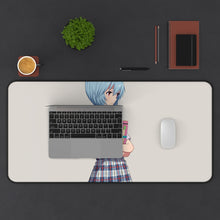 Load image into Gallery viewer, Neon Genesis Evangelion Rei Ayanami Mouse Pad (Desk Mat) With Laptop