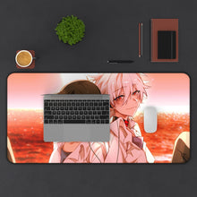 Load image into Gallery viewer, Neon Genesis Evangelion Shinji Ikari, Kaworu Nagisa Mouse Pad (Desk Mat) With Laptop