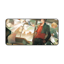 Load image into Gallery viewer, Durarara!! Izaya Orihara, Shizuo Heiwajima Mouse Pad (Desk Mat)