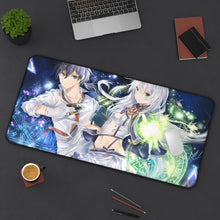 Load image into Gallery viewer, Rokudenashi Majutsu Koushi To Akashic Records Sistine Fibel, Glenn Radars Mouse Pad (Desk Mat) On Desk