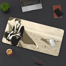 Load image into Gallery viewer, Gin Ichimaru Mouse Pad (Desk Mat) On Desk