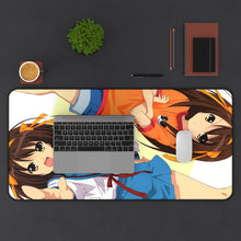 Load image into Gallery viewer, The Melancholy Of Haruhi Suzumiya Mouse Pad (Desk Mat) With Laptop