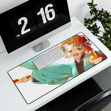 Load image into Gallery viewer, Anime Girl Mouse Pad (Desk Mat) With Laptop
